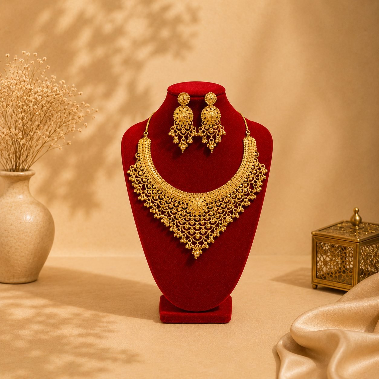 Esha forming gold plated set in Default