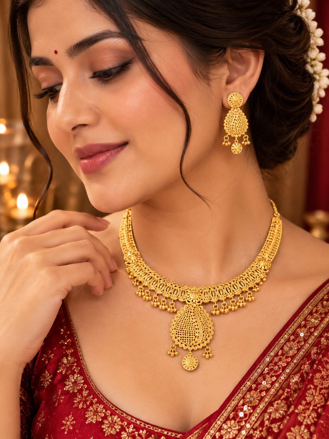 Raina forming gold plated set in Default