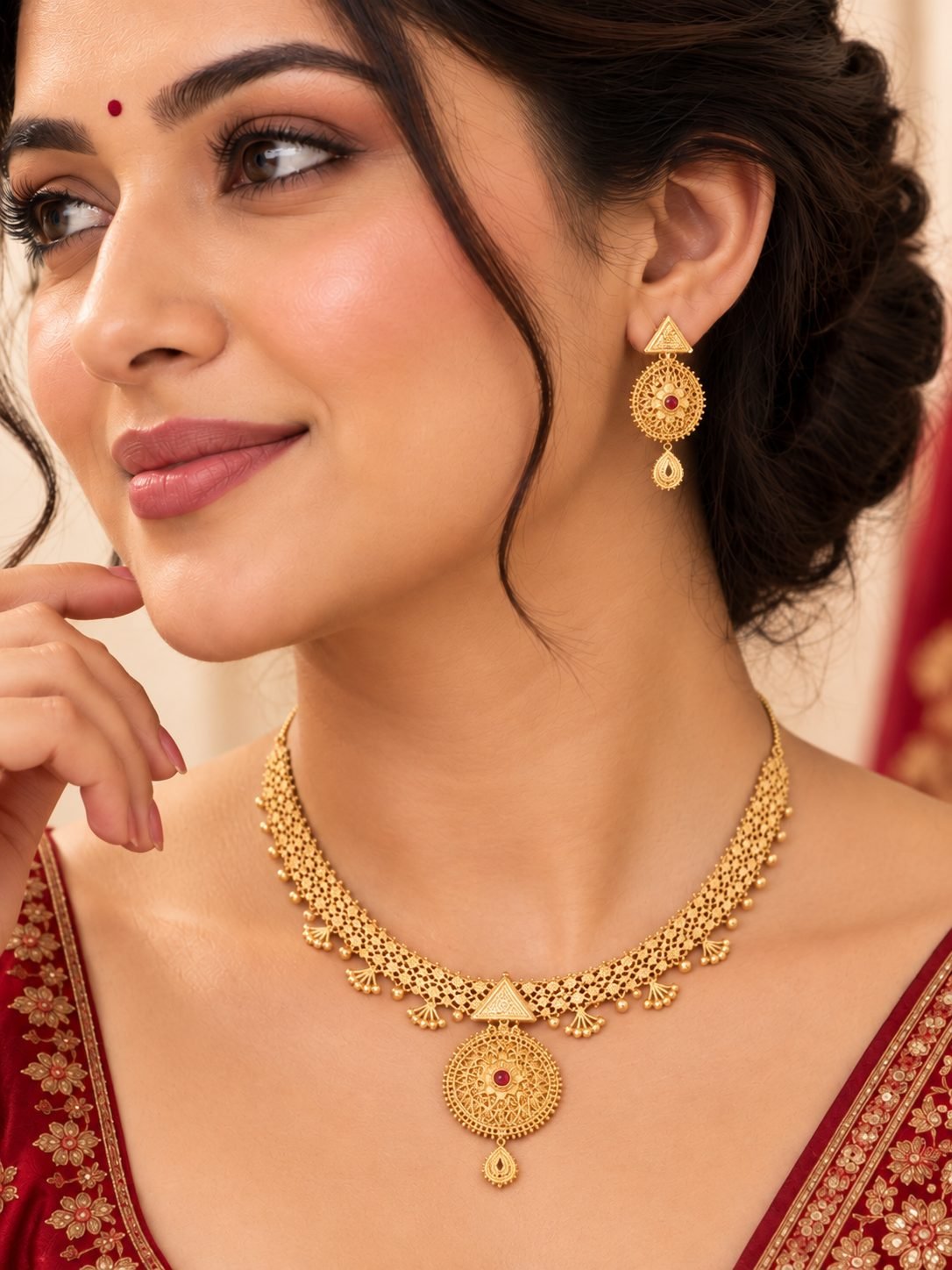 Ria forming gold plated set in Default